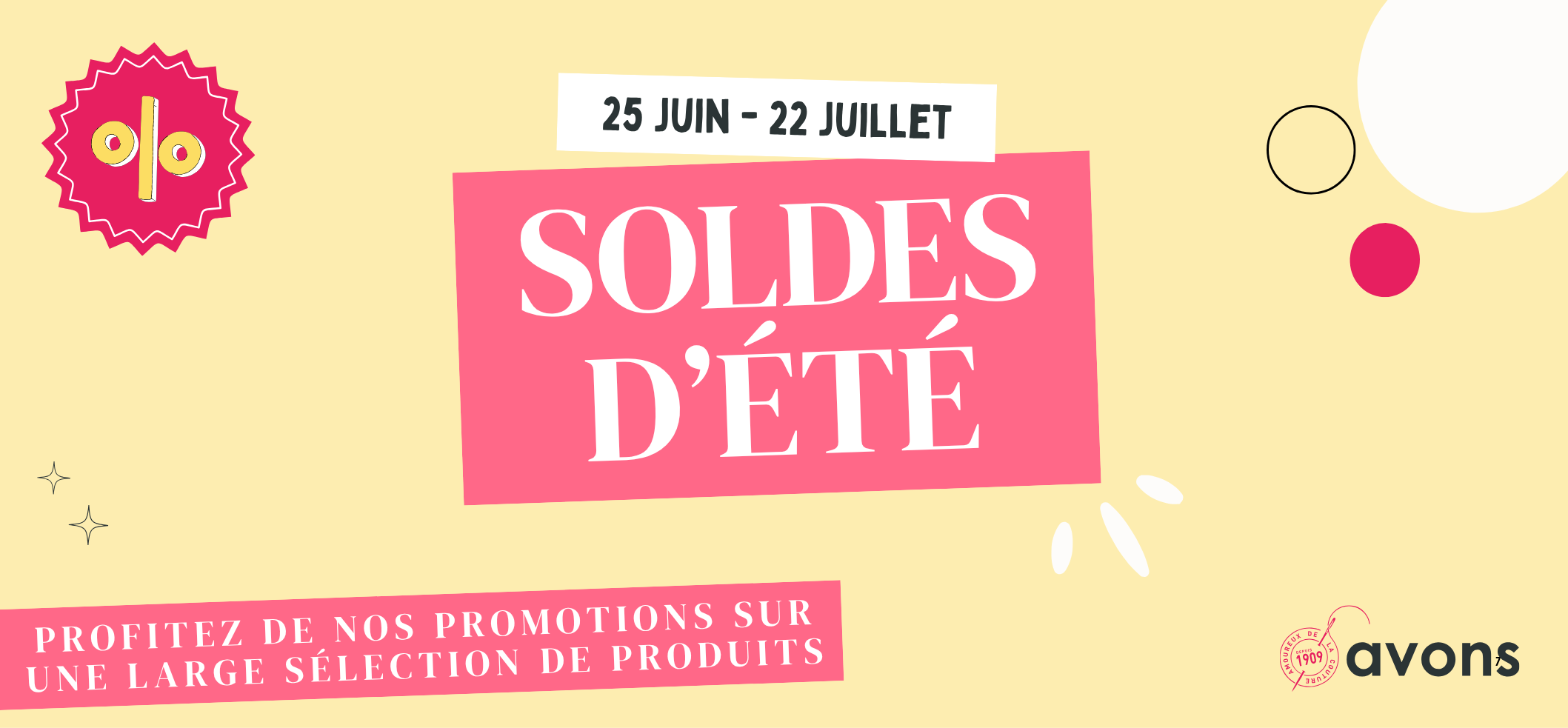 Des ventes privées chez Avons du 11 au 21 juin 